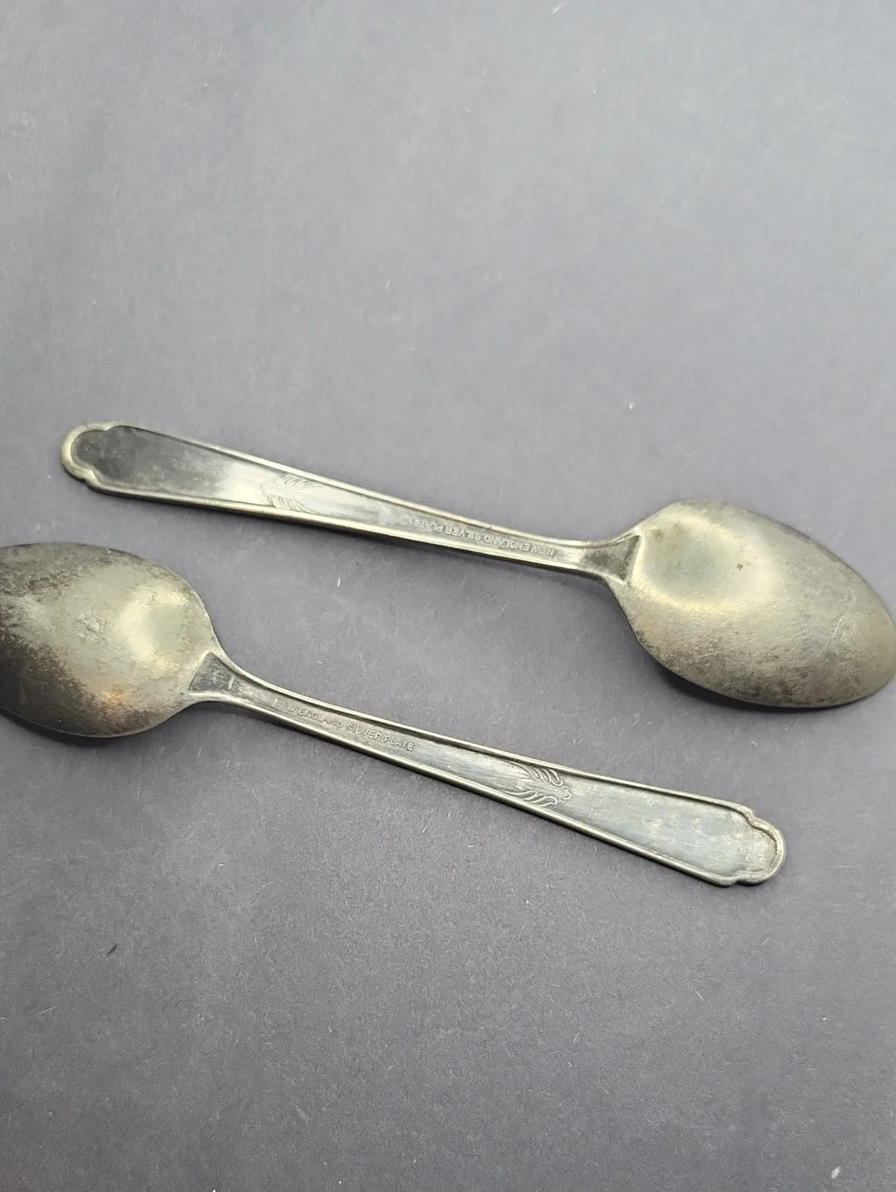 Vintage Silver-Plated New England Spoons